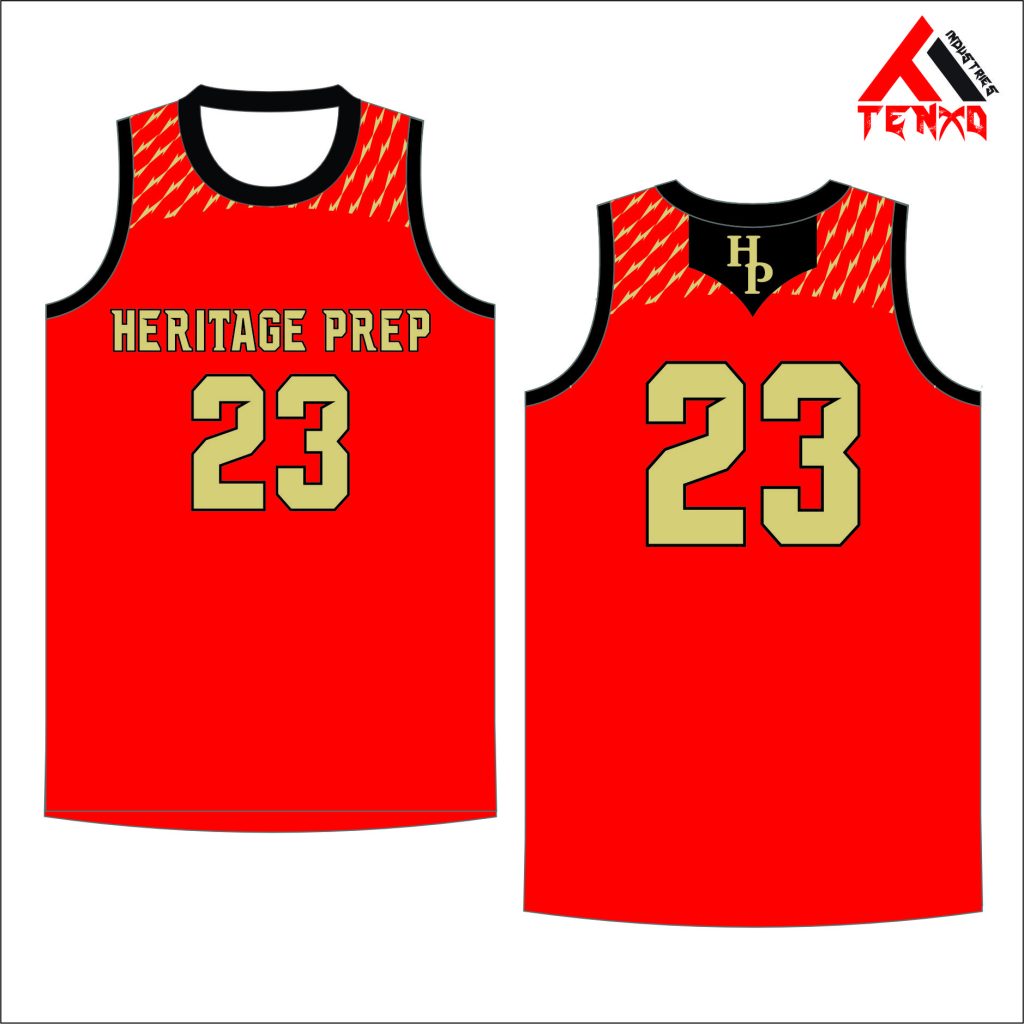 ART # TI-1410-Single Ply Round Neck Basketball Jersey