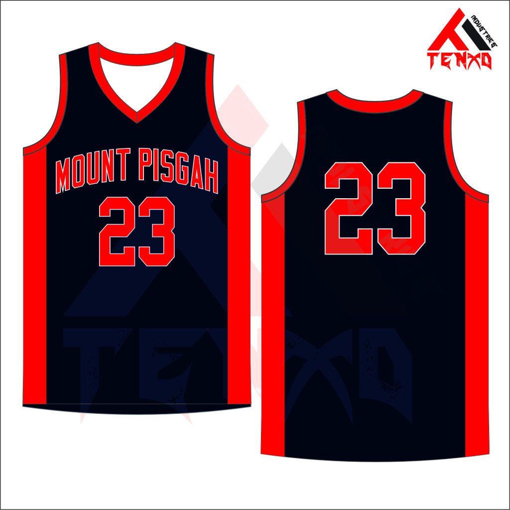 ART # TI-1414-Single Ply V-Neck Basketball Jersey