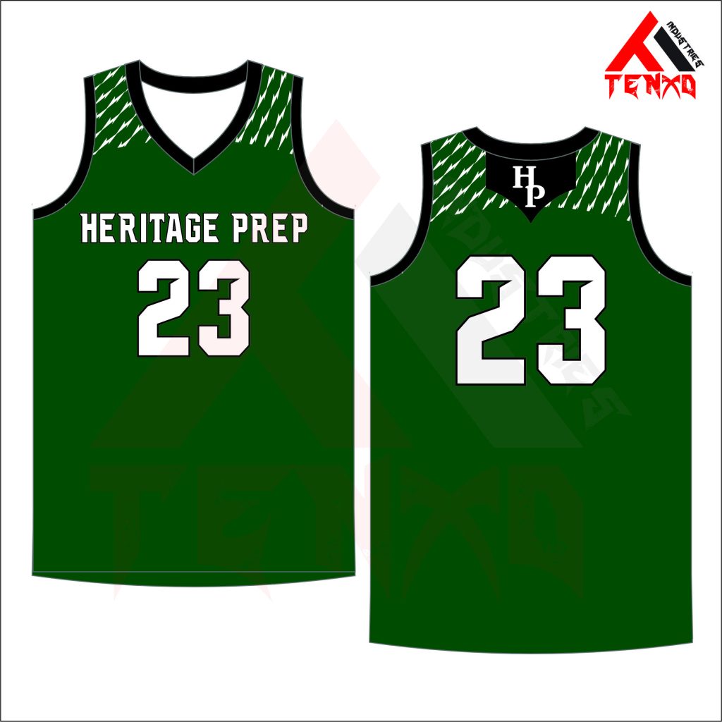 ART # TI-1417-Single Ply V-Neck Basketball Jersey