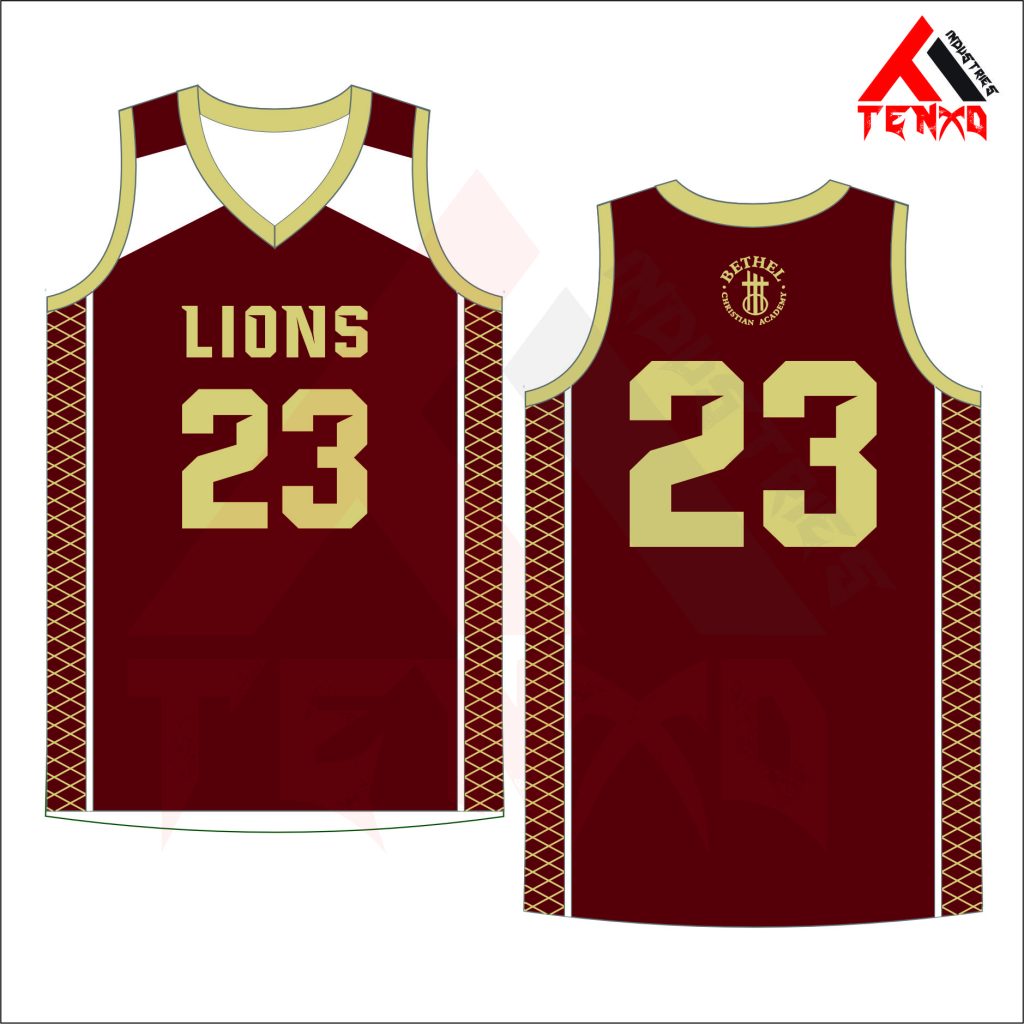 ART # TI-1418-Single Ply V-Neck Basketball Jersey