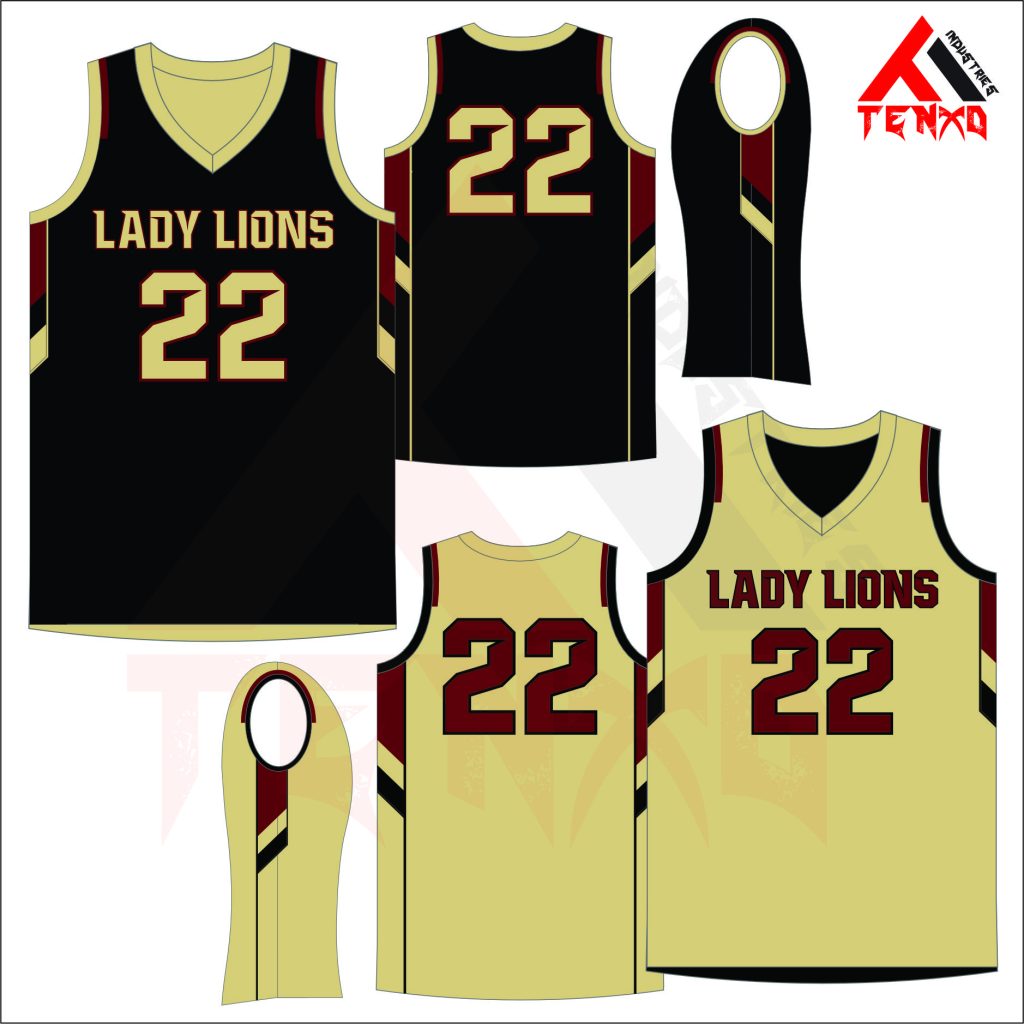 ART # TI-1420-Two Ply Reversible V-Neck Basketball Jersey
