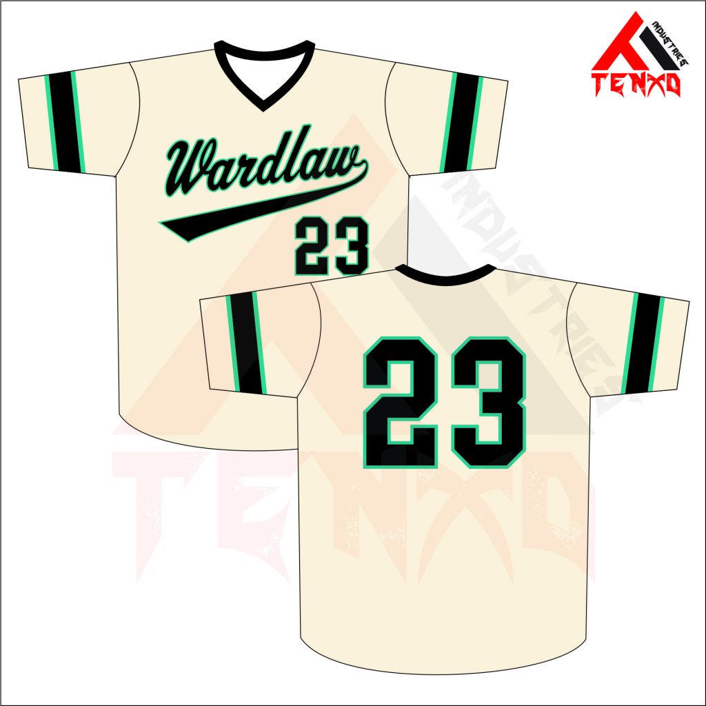 ART # TI-217-Baseball V-Neck Jersey