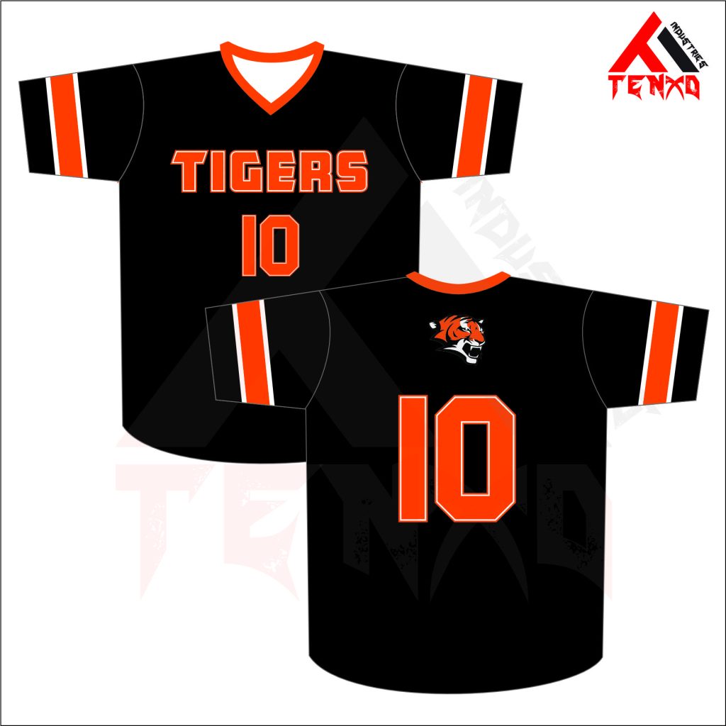 ART # TI-218-Baseball V-Neck Jersey