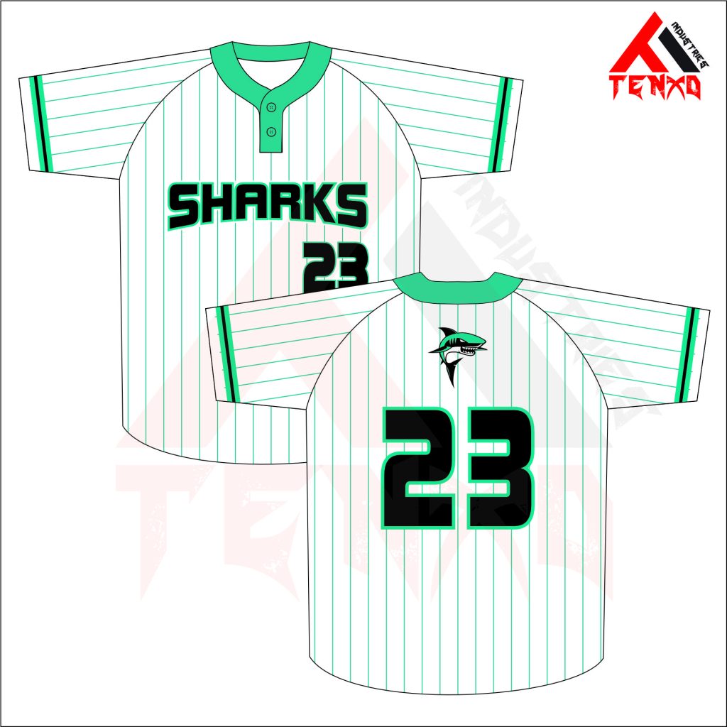 ART # TI-221-Baseball Two Button Jersey