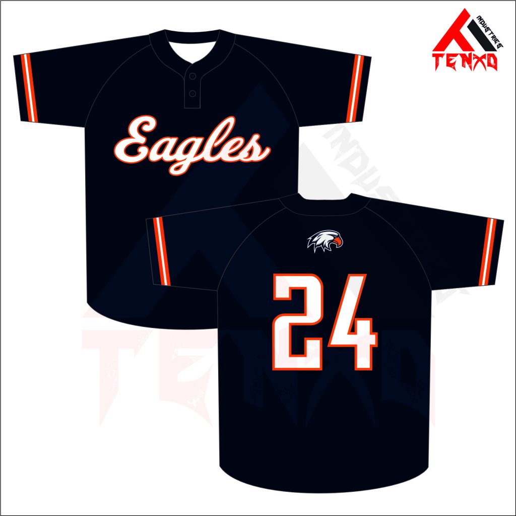 ART # TI-223-Baseball Two Button Jersey