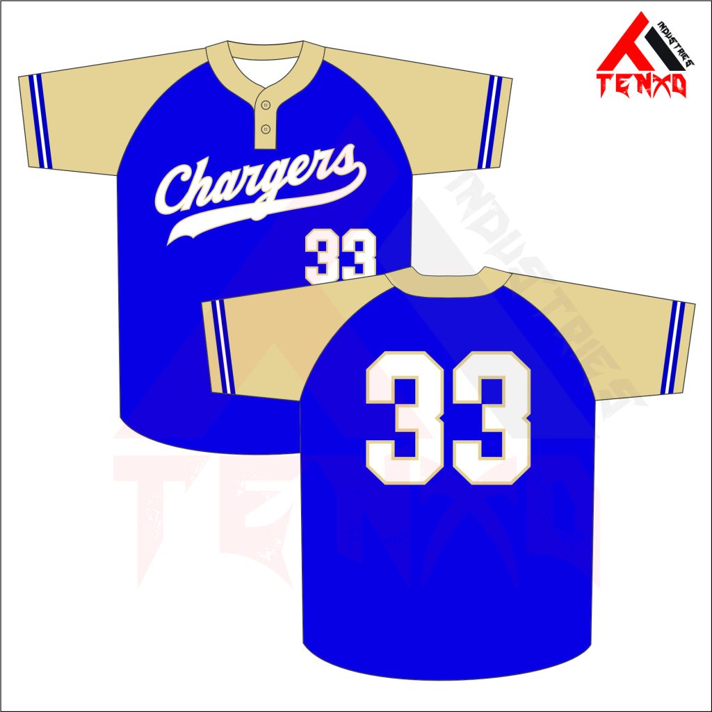 ART # TI-224-Baseball Two Button Jersey