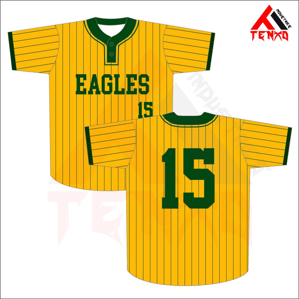 ART # TI-229-Baseball Two Button Jersey
