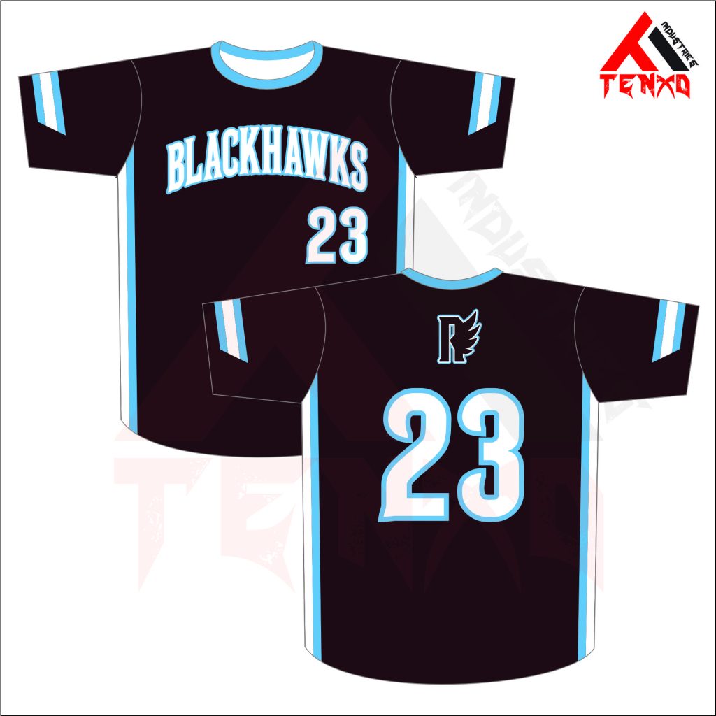 ART # TI-203-Baseball Crew Neck Jersey