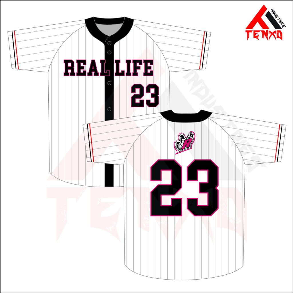 ART # TI-236-Baseball Full Button Jersey