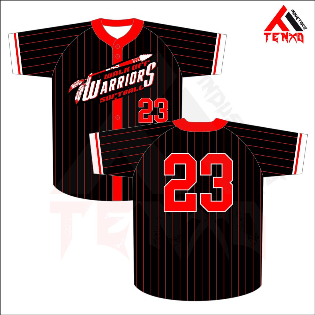 ART # TI-237-Baseball Full Button Jersey