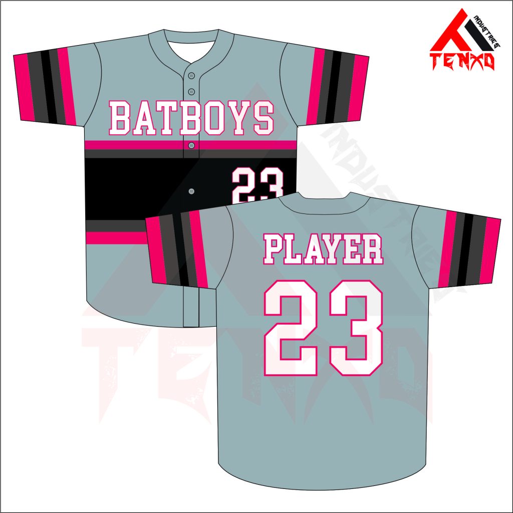 ART # TI-238-Baseball Full Button Jersey