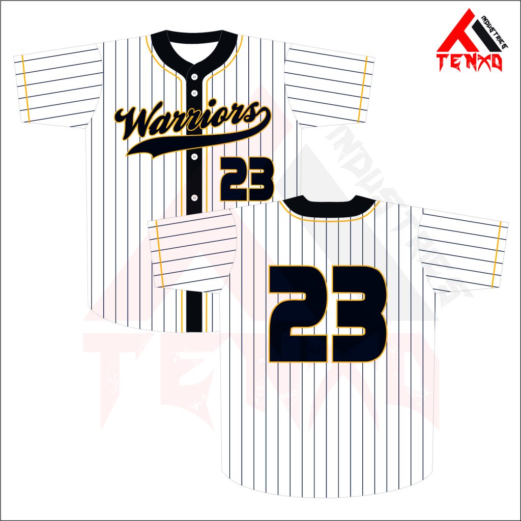ART # TI-239-Baseball Full Button Jersey