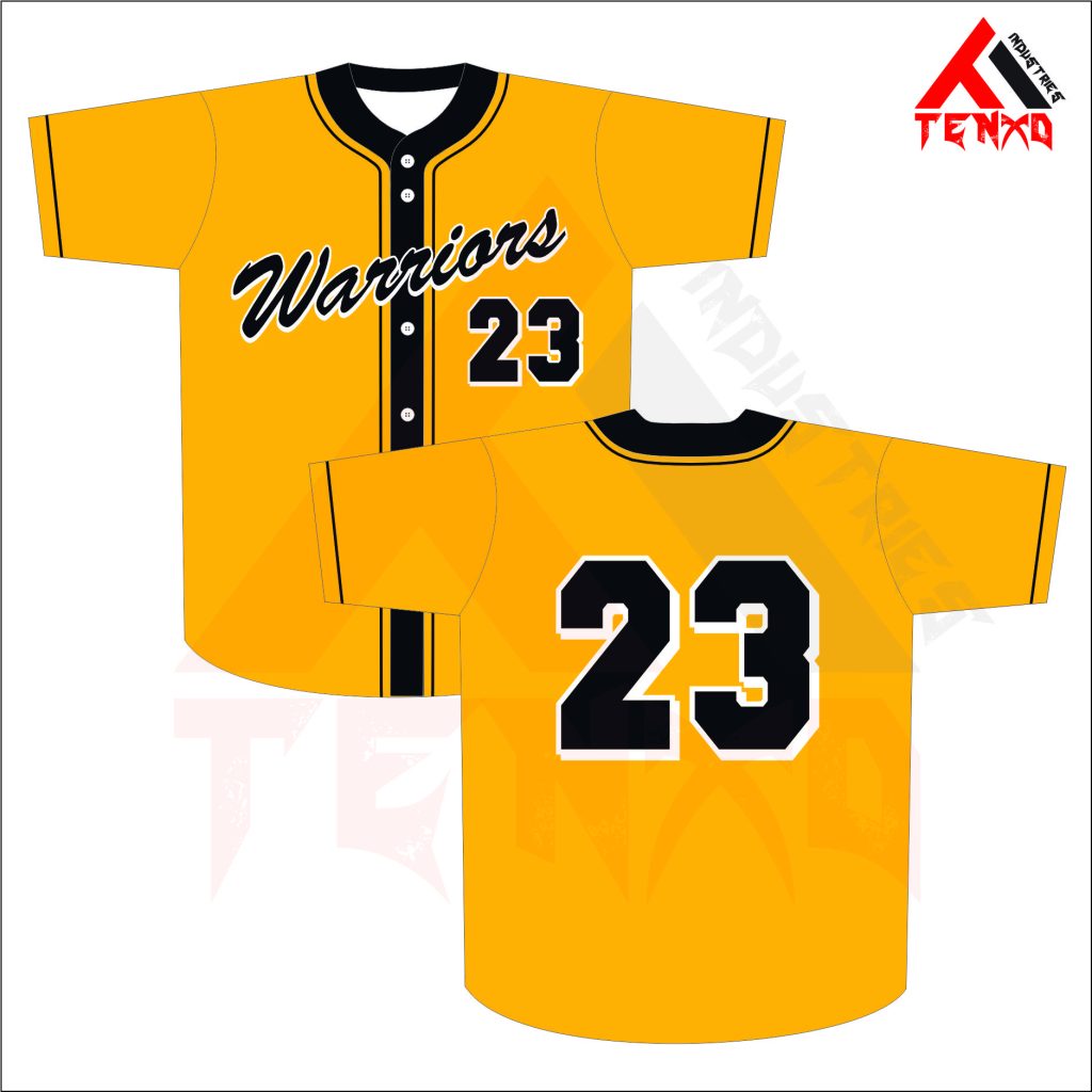 ART # TI-240-Baseball Full Button Jersey