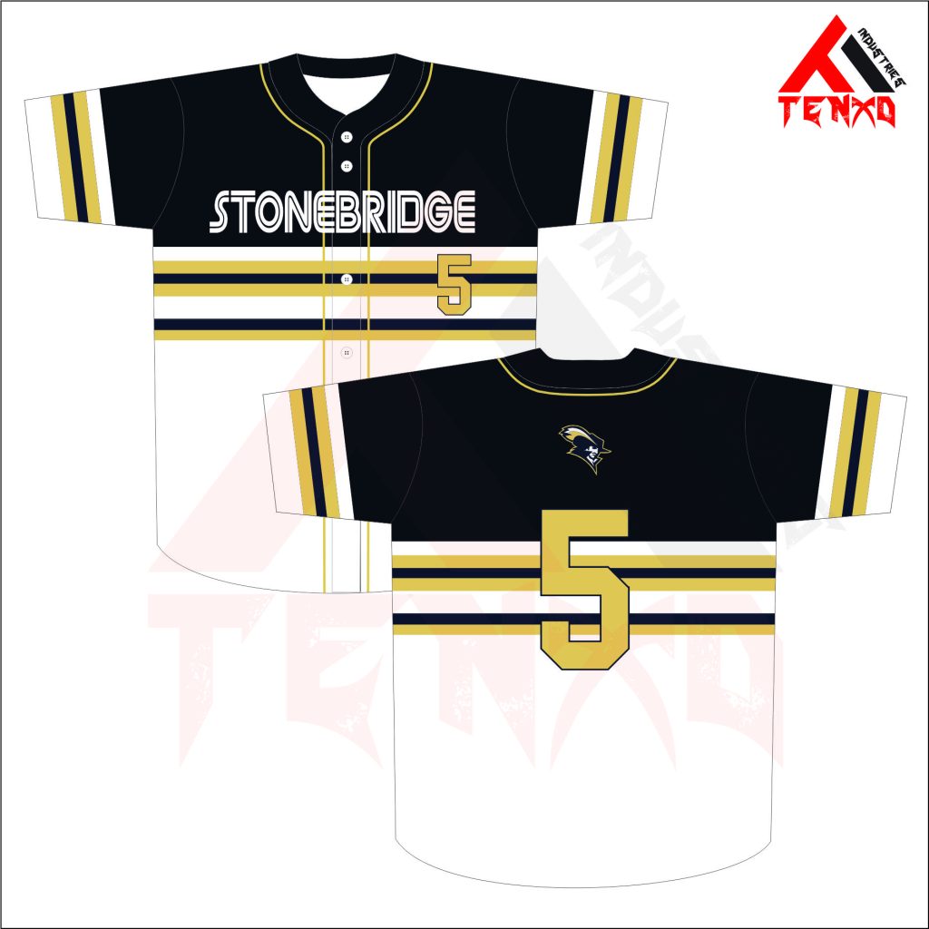 ART # TI-241-Baseball Full Button Jersey