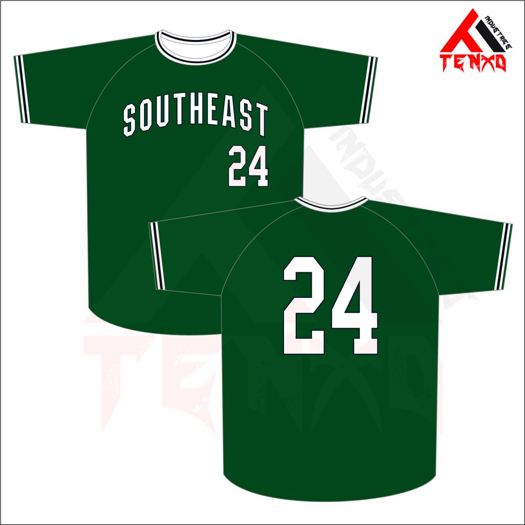 ART # TI-209-Baseball Crew Neck Jersey