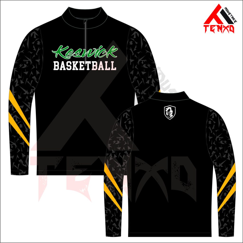 ART # TI-1459- Long Sleeve 1/4 Zipper Tee