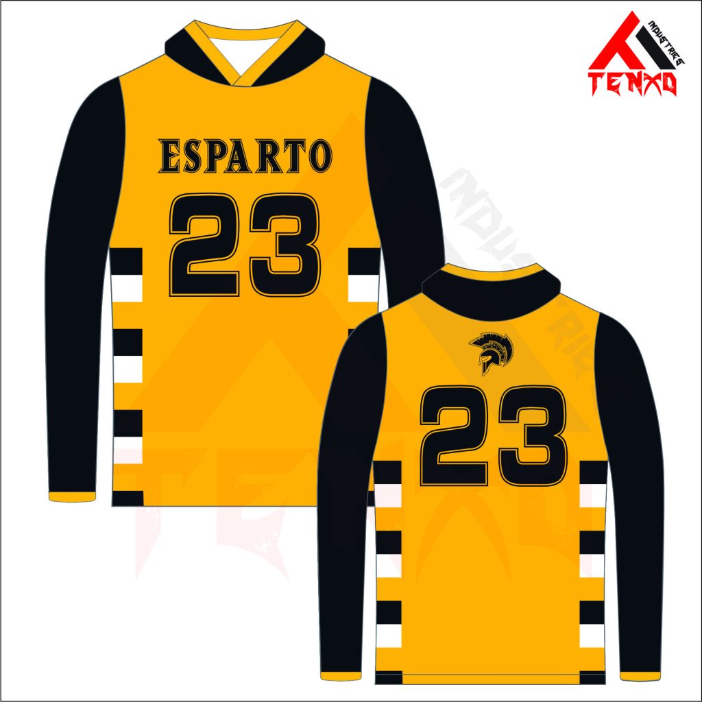 ART # TI-1465- Long Sleeve Basketball Hooded Shirt
