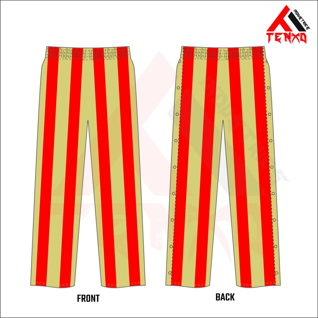 ART # TI-1467- Basketball Tear Way Pant With Side Snap Buttons