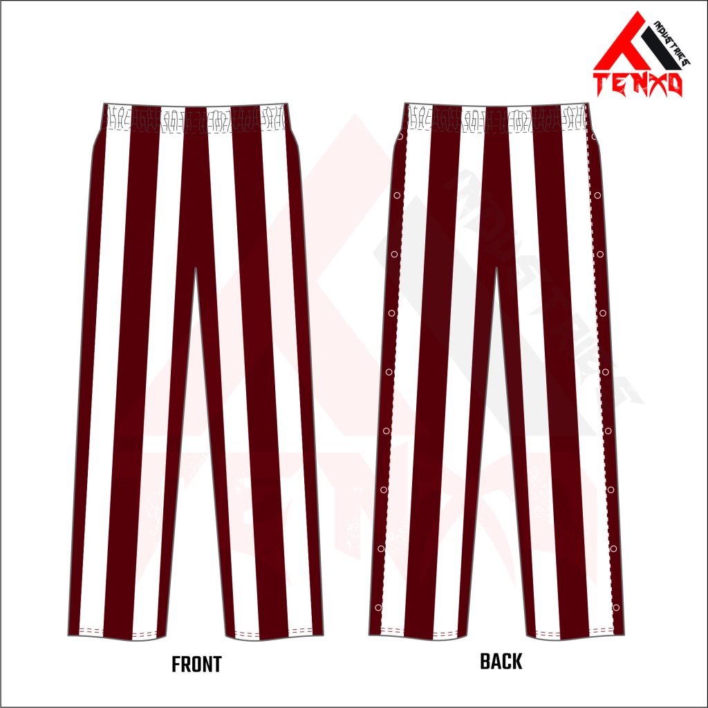 ART # TI-1468- Basketball Tear Way Pant With Side Snap Buttons