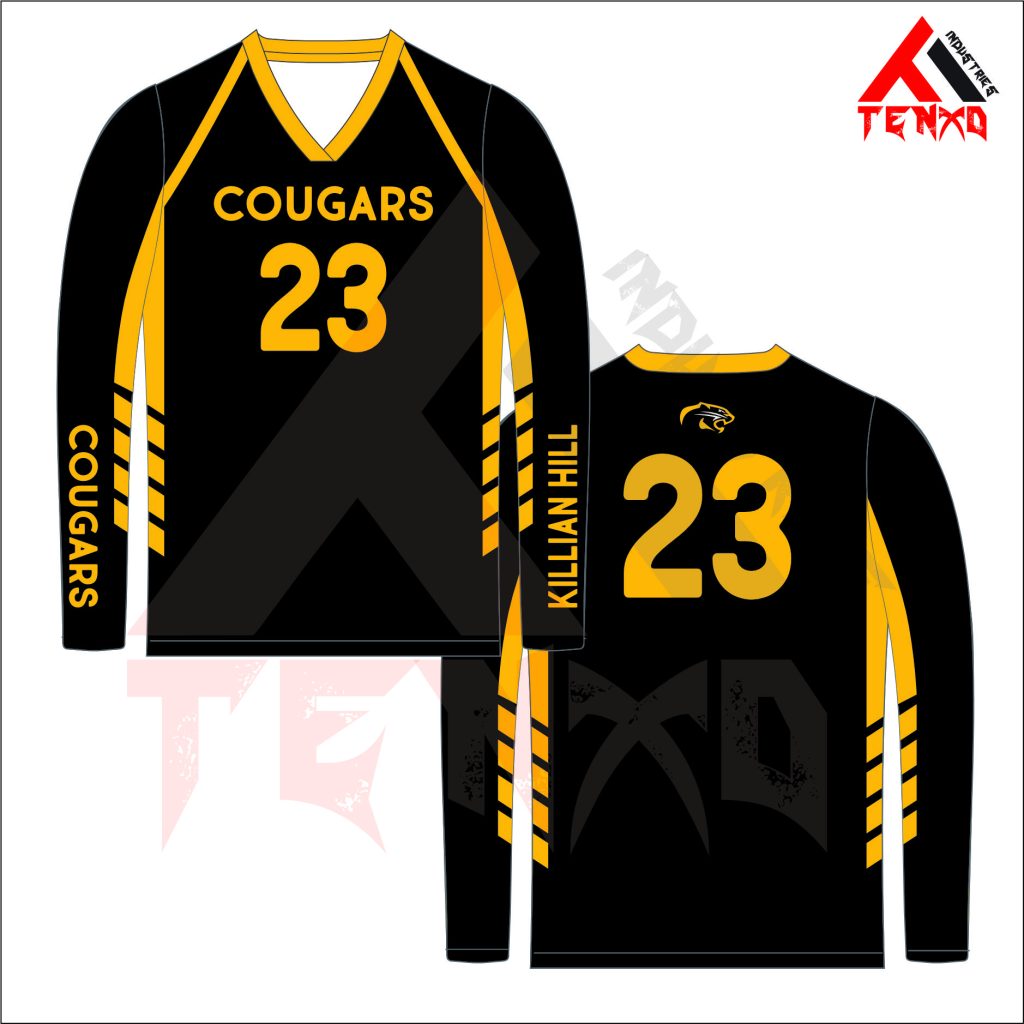 ART # TI-1212- Long Sleeve Volleyball Jersey