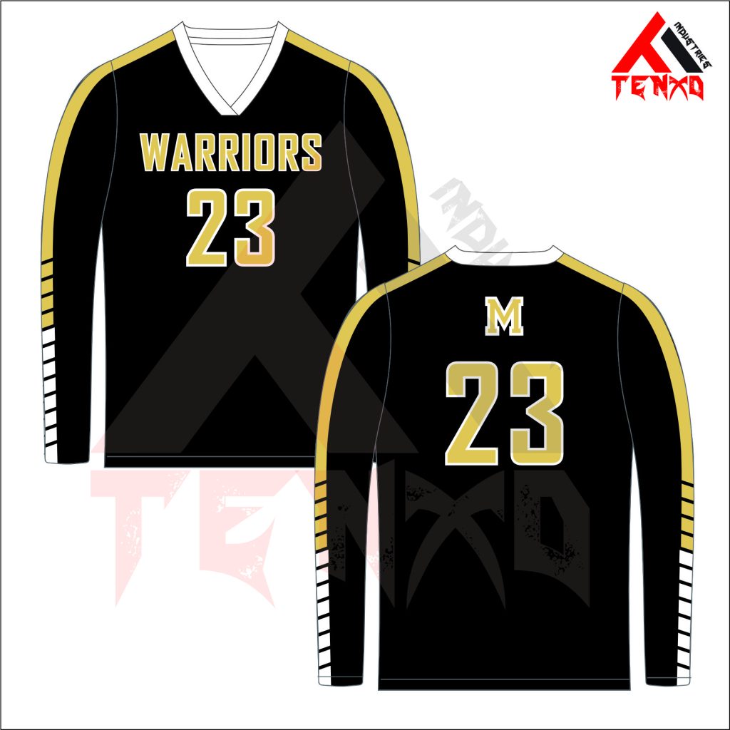 ART # TI-1203- Long Sleeve Volleyball Jersey