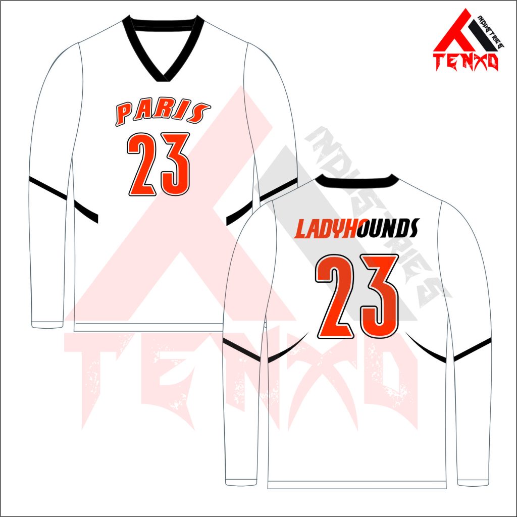 ART # TI-1208- Long Sleeve Volleyball Jersey