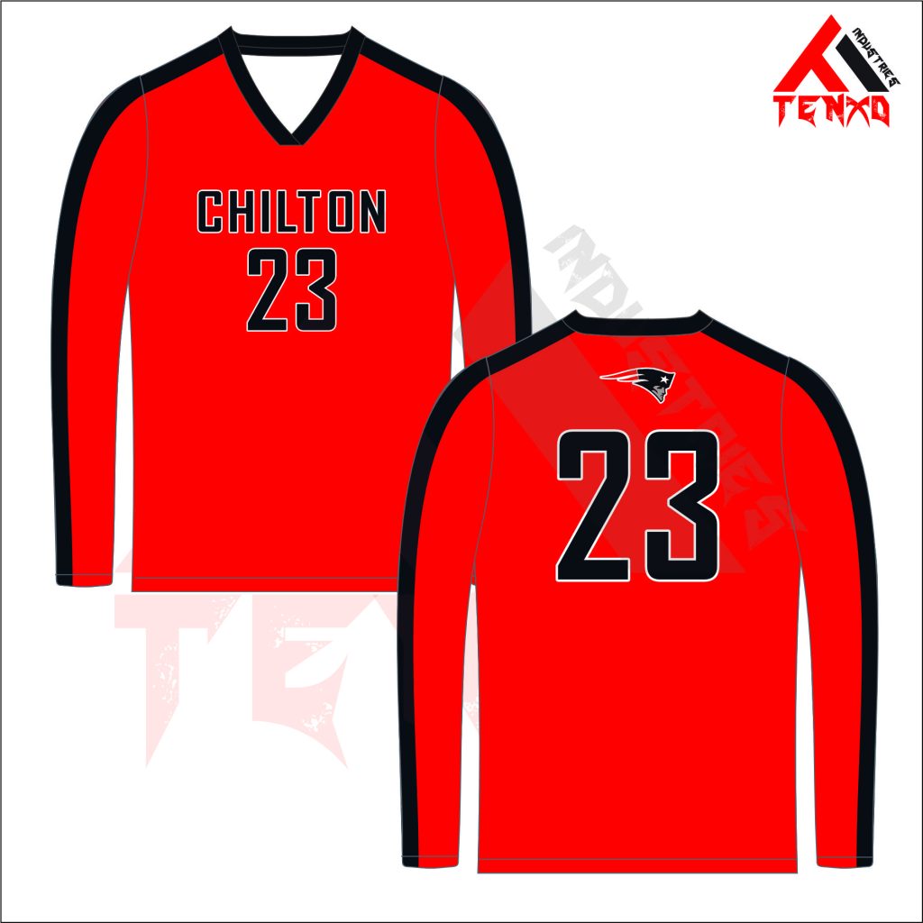 ART # TI-1209- Long Sleeve Volleyball Jersey