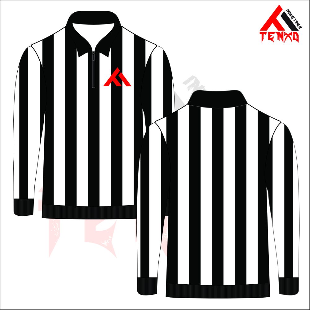 ART # TI-1606- Collared Referee Shirt With 1/4 Zip