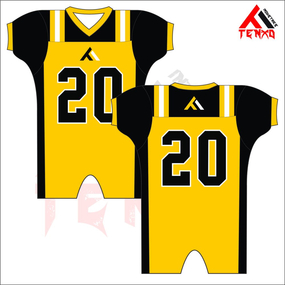 ART # TI-1307- Half Sleeve Football Jerseys