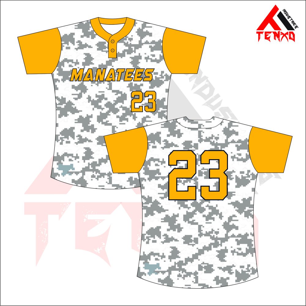 ART # TI-111-Softball Two Button Jersey