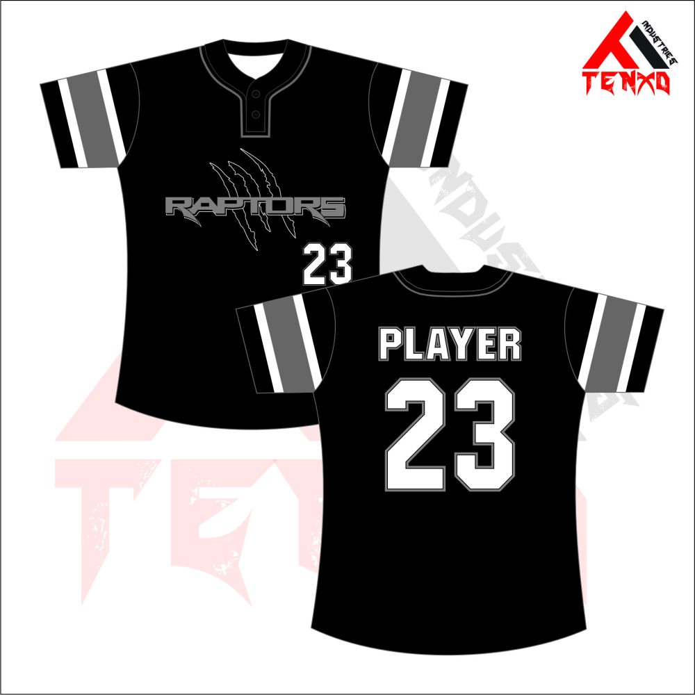 ART # TI-112-Softball Two Button Jersey