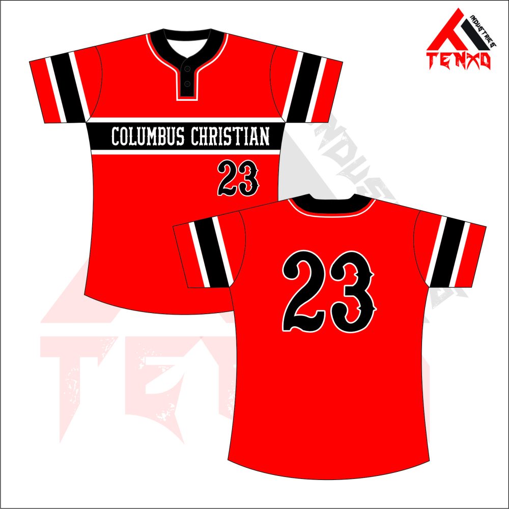 ART # TI-113-Softball Two Button Jersey