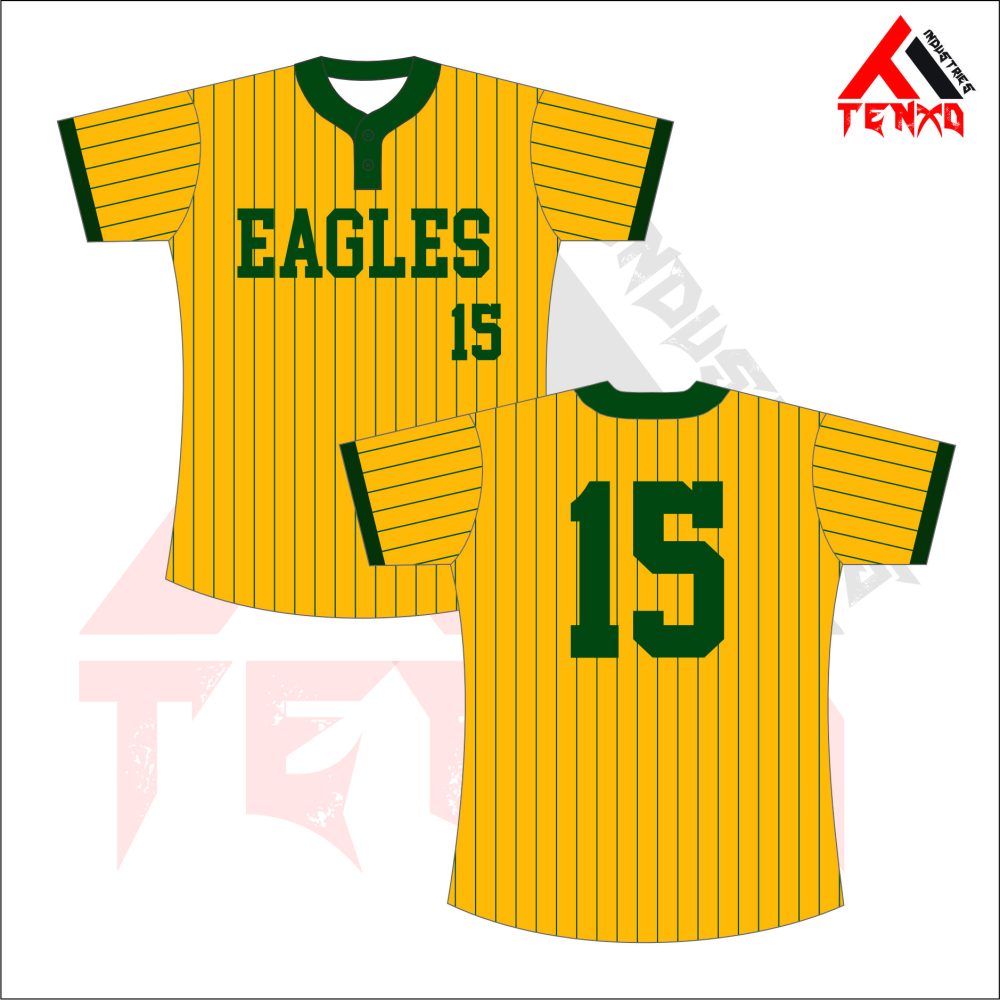ART # TI-114-Softball Two Button Jersey