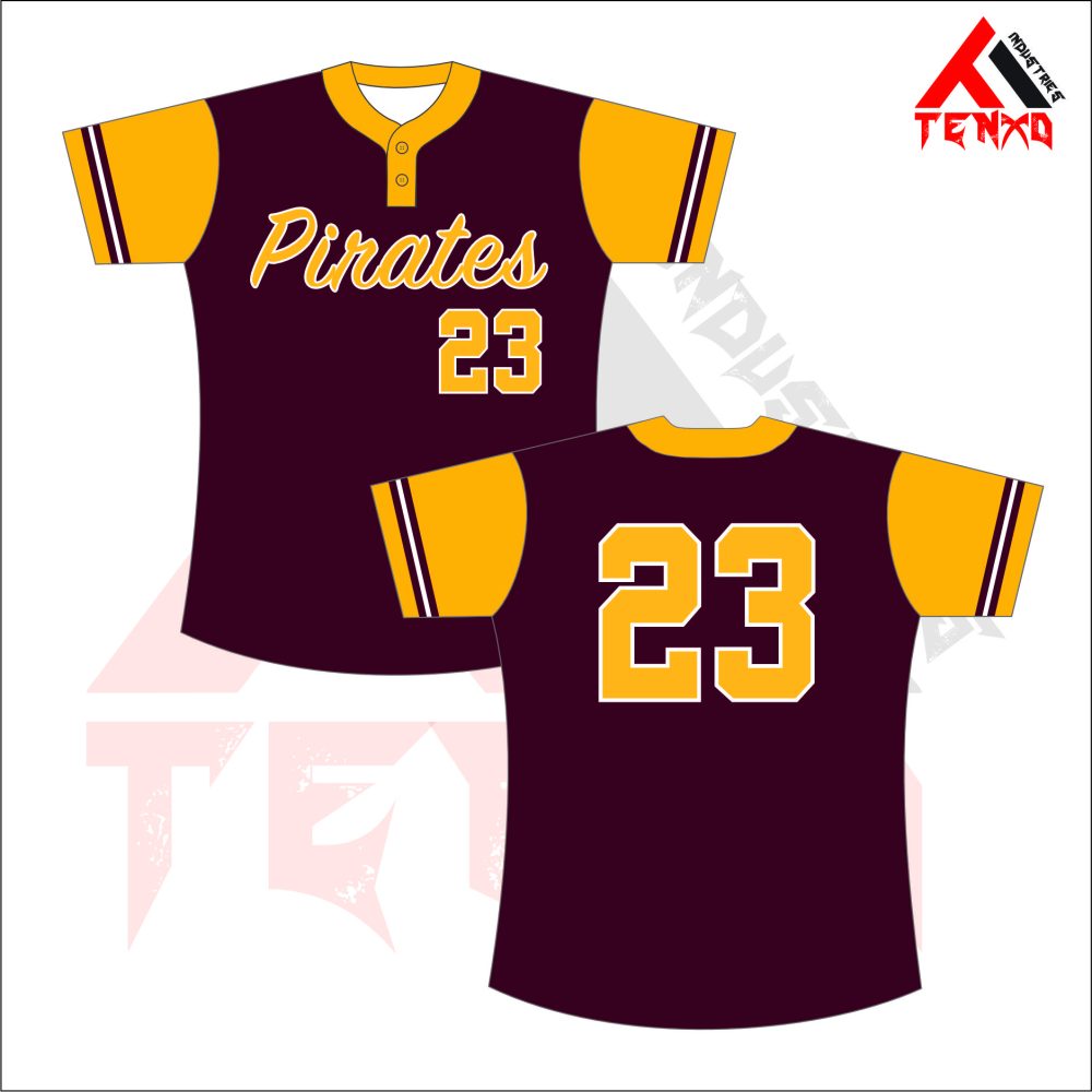 ART # TI-116-Softball Two Button Jersey