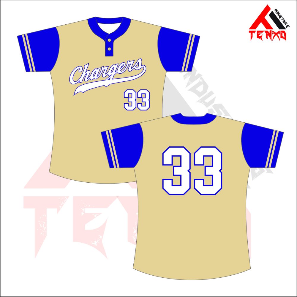 ART # TI-118-Softball Two Button Jersey