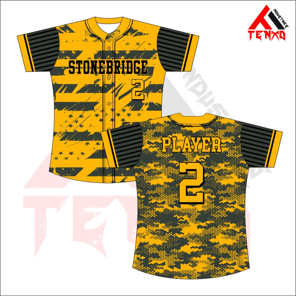 ART # TI-120-Softball Full Button Jersey