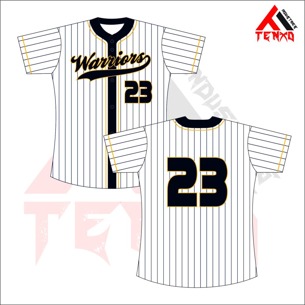 ART # TI-124-Softball Full Button Jersey