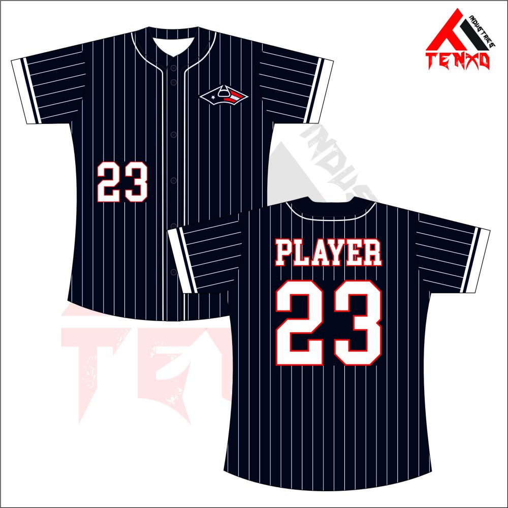 ART # TI-129-Softball Full Button Jersey