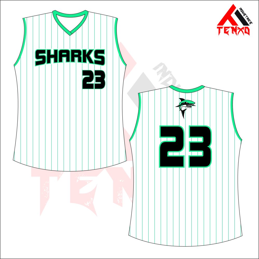 ART # TI-133-Softball V-Neck Sleeveless Jersey