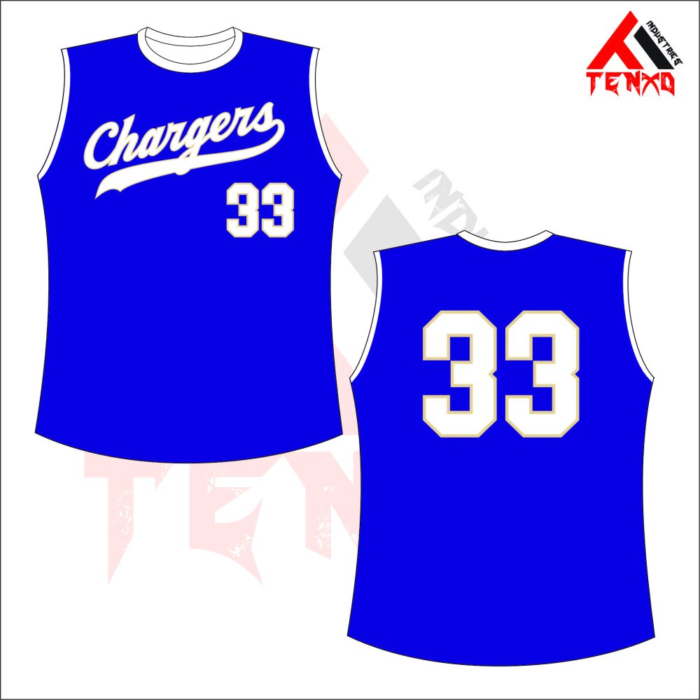 ART # TI-142-Softball Crew Neck Sleeveless Jersey