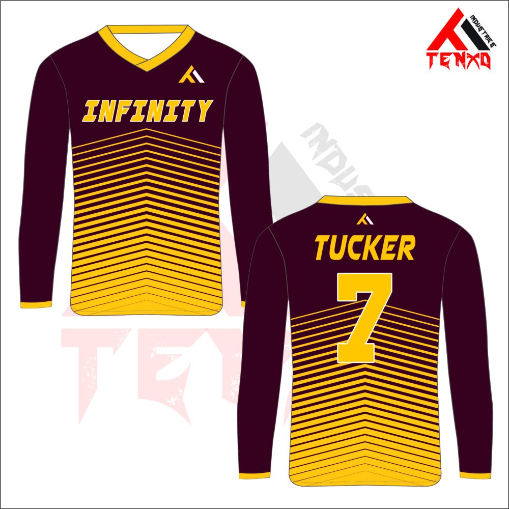 ART # TI-910- Long Sleeve V-Neck Shirts