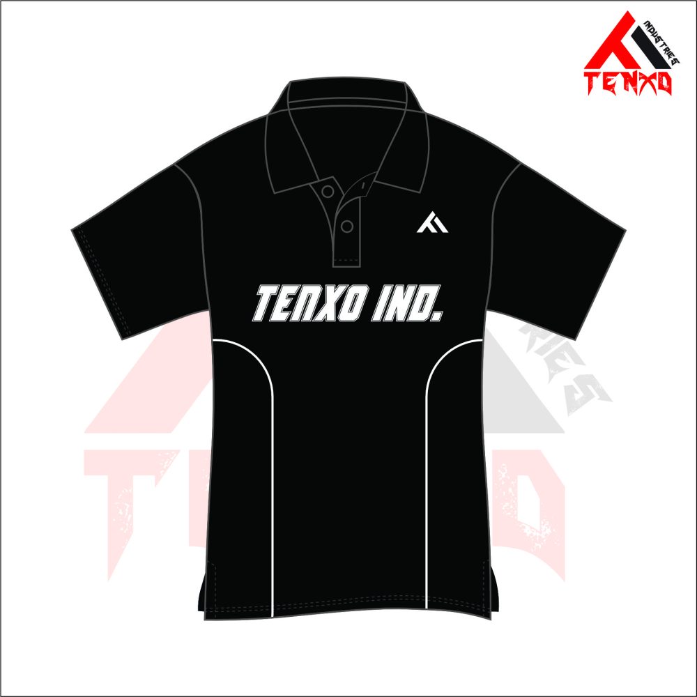 ART # TI-924-Short Sleeve Polo Shirts (Cut & Stitch With Front Piping)