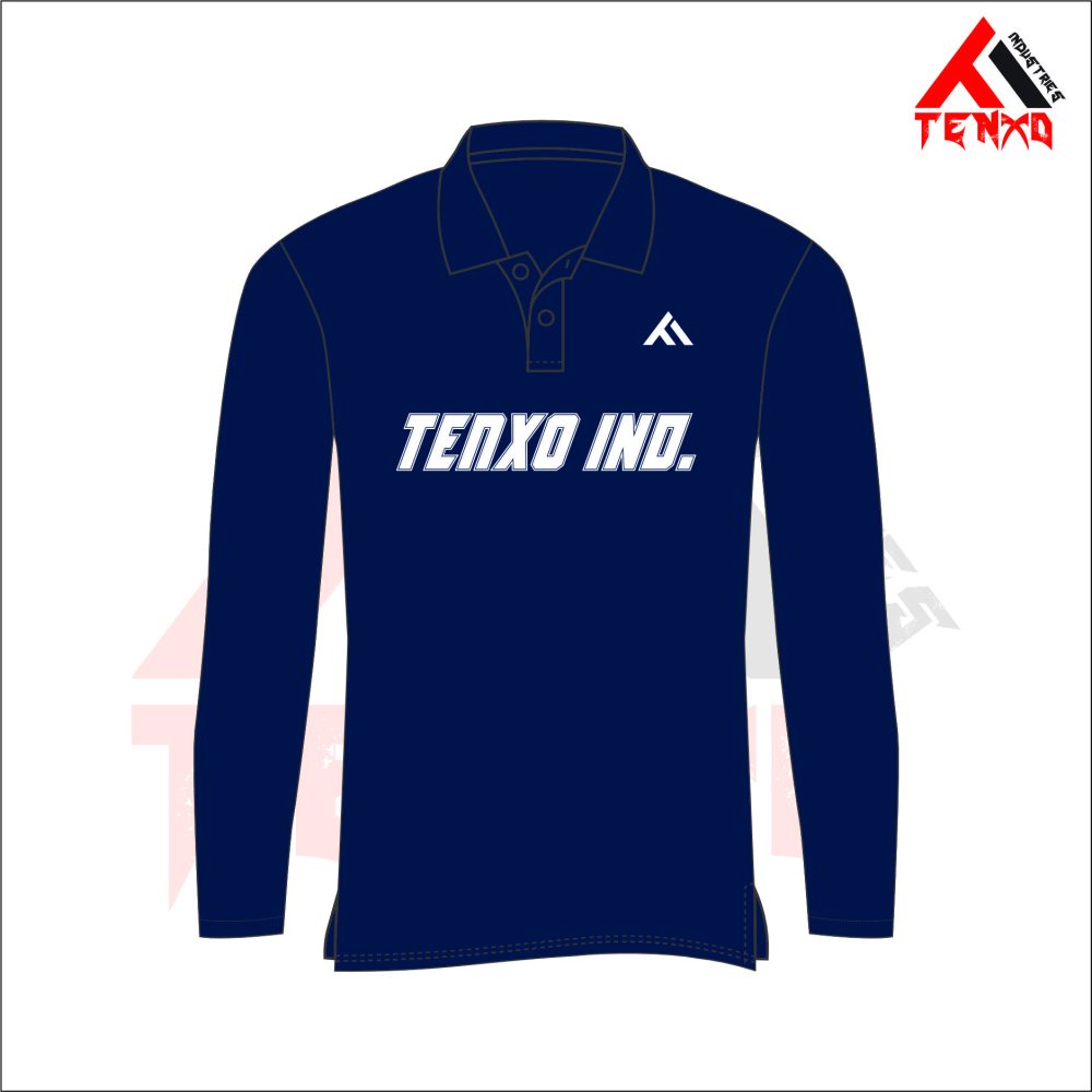ART # TI-932-Long Sleeve Polo Shirts (Cut & Stitch)