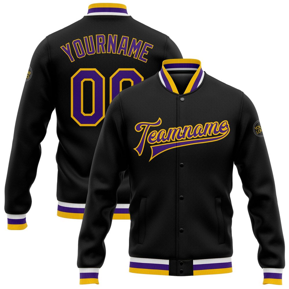 ART # TIVJ-09 Varsity Jacket With Front Snaps and Bottom, Cuff RIB