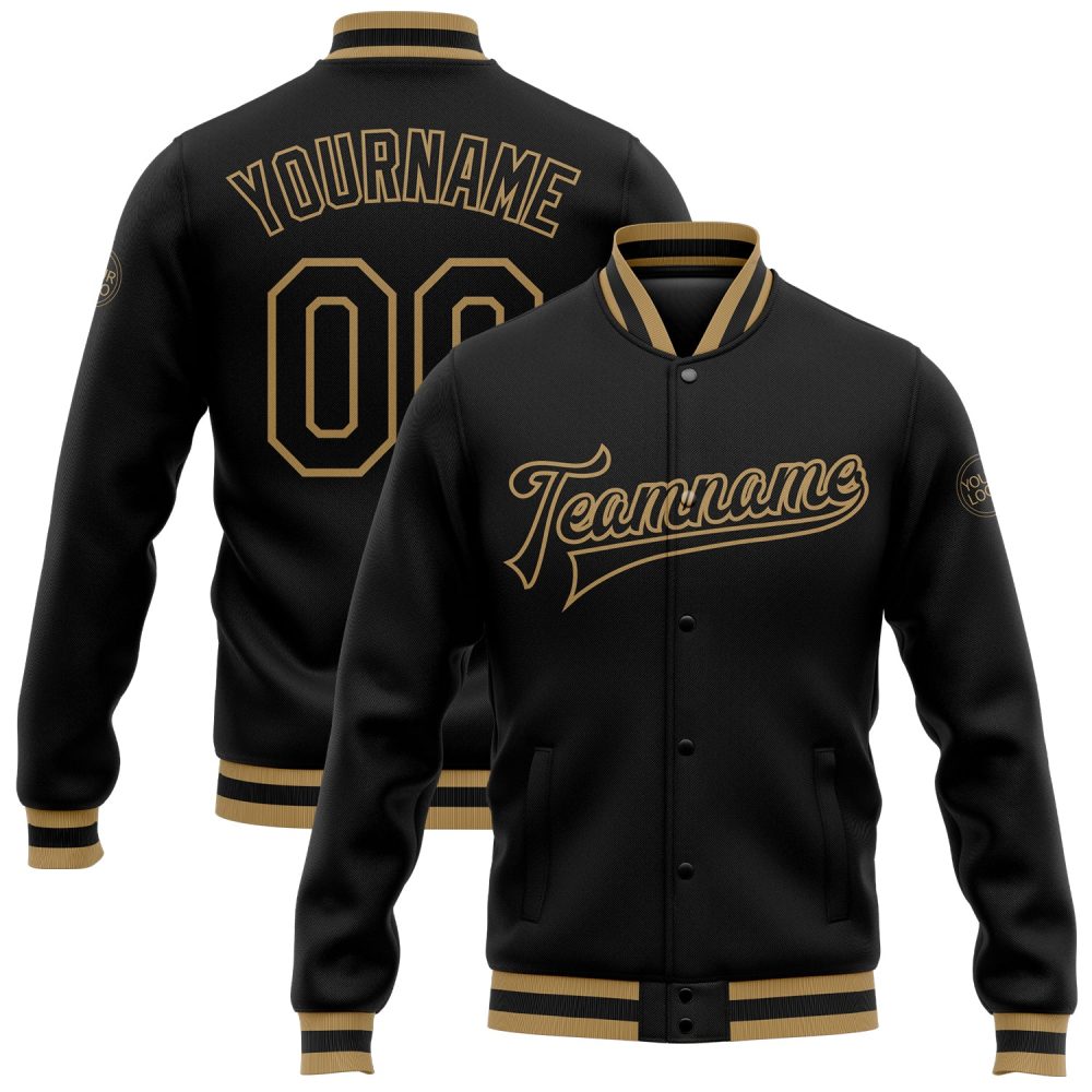 ART # TIVJ-10 Varsity Jacket With Front Snaps and Bottom, Cuff RIB