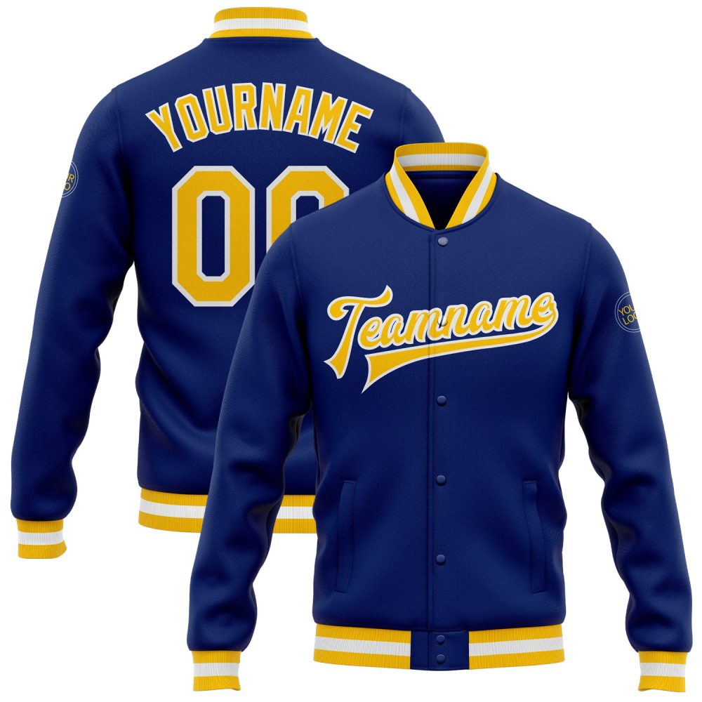 ART # TIVJ-11 Varsity Jacket With Front Snaps and Bottom, Cuff RIB