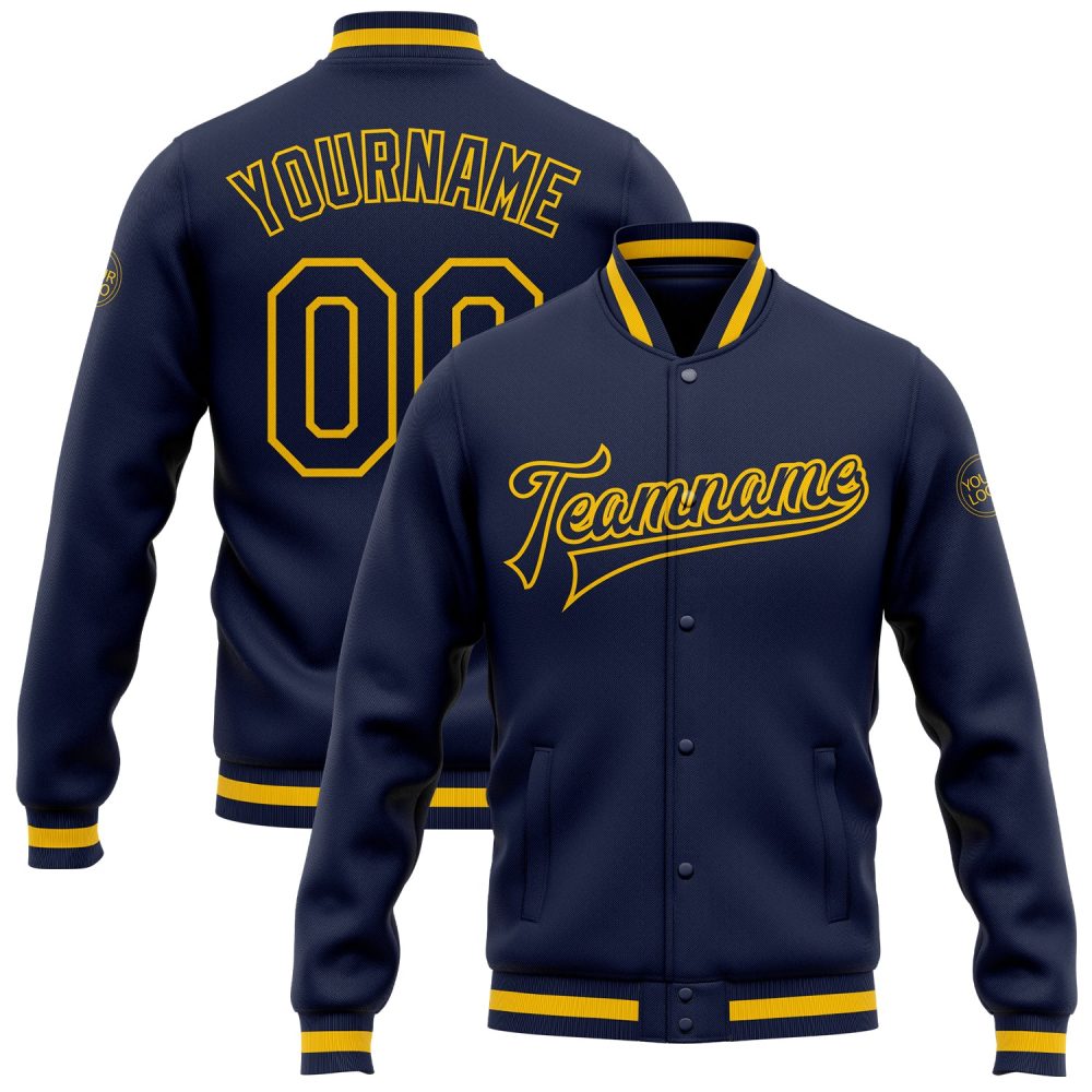 ART # TIVJ-17 Varsity Jacket With Front Snaps and Bottom, Cuff RIB