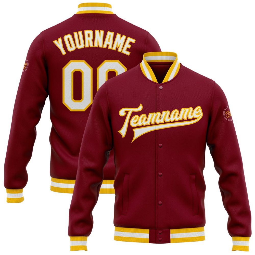 ART # TIVJ-21 Varsity Jacket With Front Snaps and Bottom, Cuff RIB