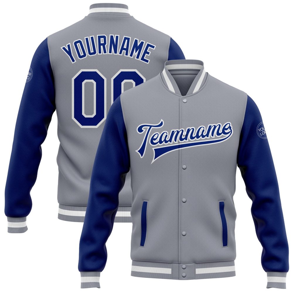 ART # TIVJ-36 Varsity Jacket With Front Snaps and Bottom, Cuff RIB