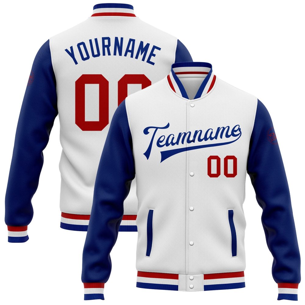 ART # TIVJ-72 Varsity Jacket With Front Snaps and Bottom, Cuff RIB